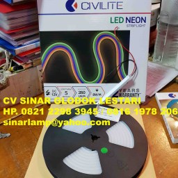 Lampu LED Neon Strip Light DC 12V 5M CiviLite
